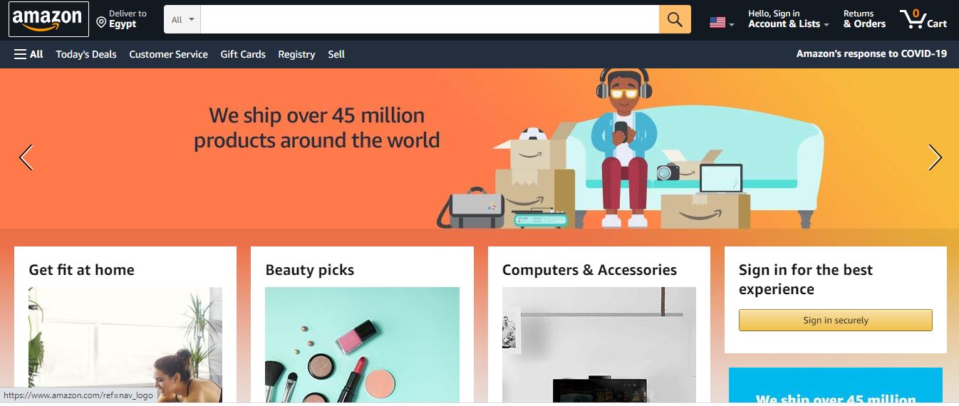 موقع أمازون للتسوق امريكا بخصومات وتخفيضات مميزة 